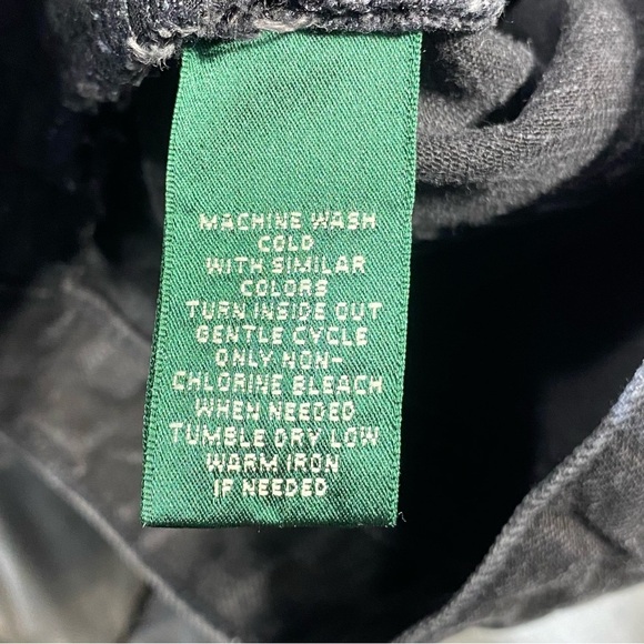 LRL Ralph Lauren Jeans Womens Sz 10 Black Classic Bootcut Mid Rise Casual Denim - Picture 11 of 14